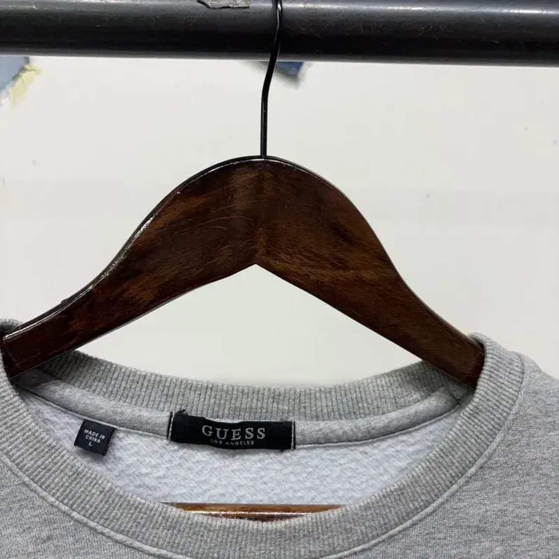 (95) 게스 캐주얼 프린팅 기모 맨투맨 긴팔 티 상품이미지2