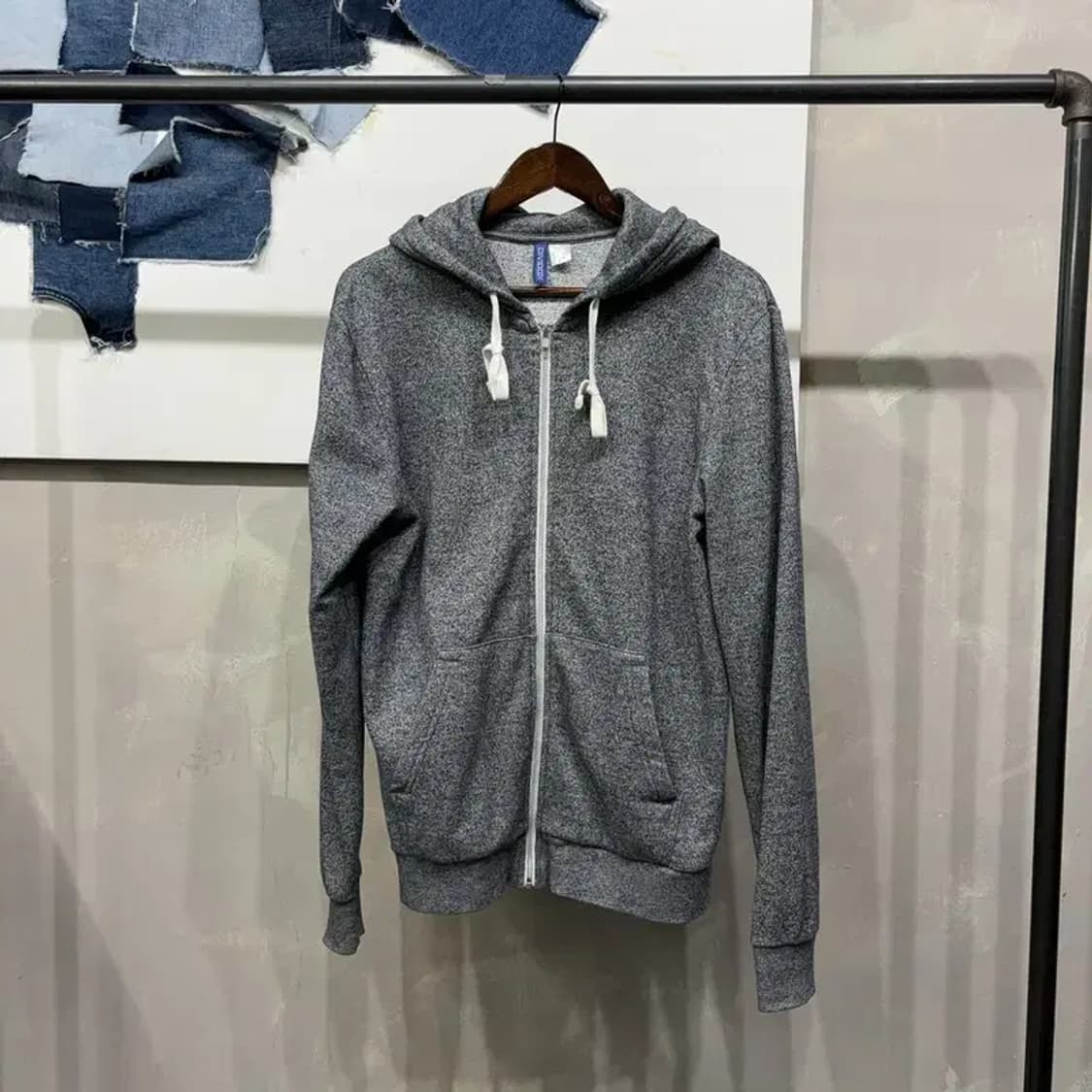 (100) H.M 흐앤므 캐주얼 베이직 후드집업 자켓 상품이미지1