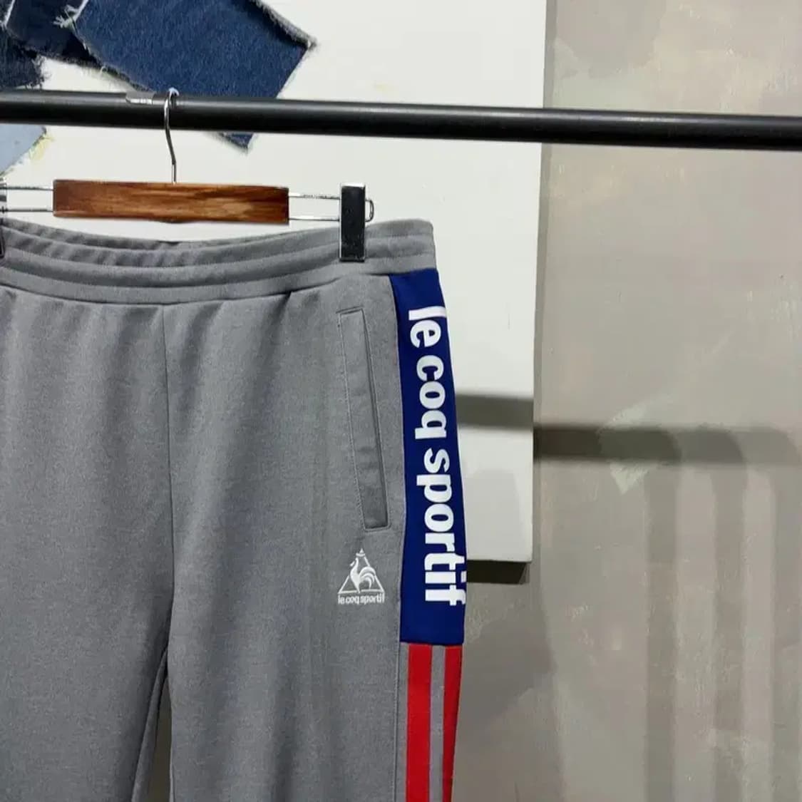 (32~34인치) 르꼬끄 캐주얼 사이드라인 트레이닝팬츠 바지 상품이미지3