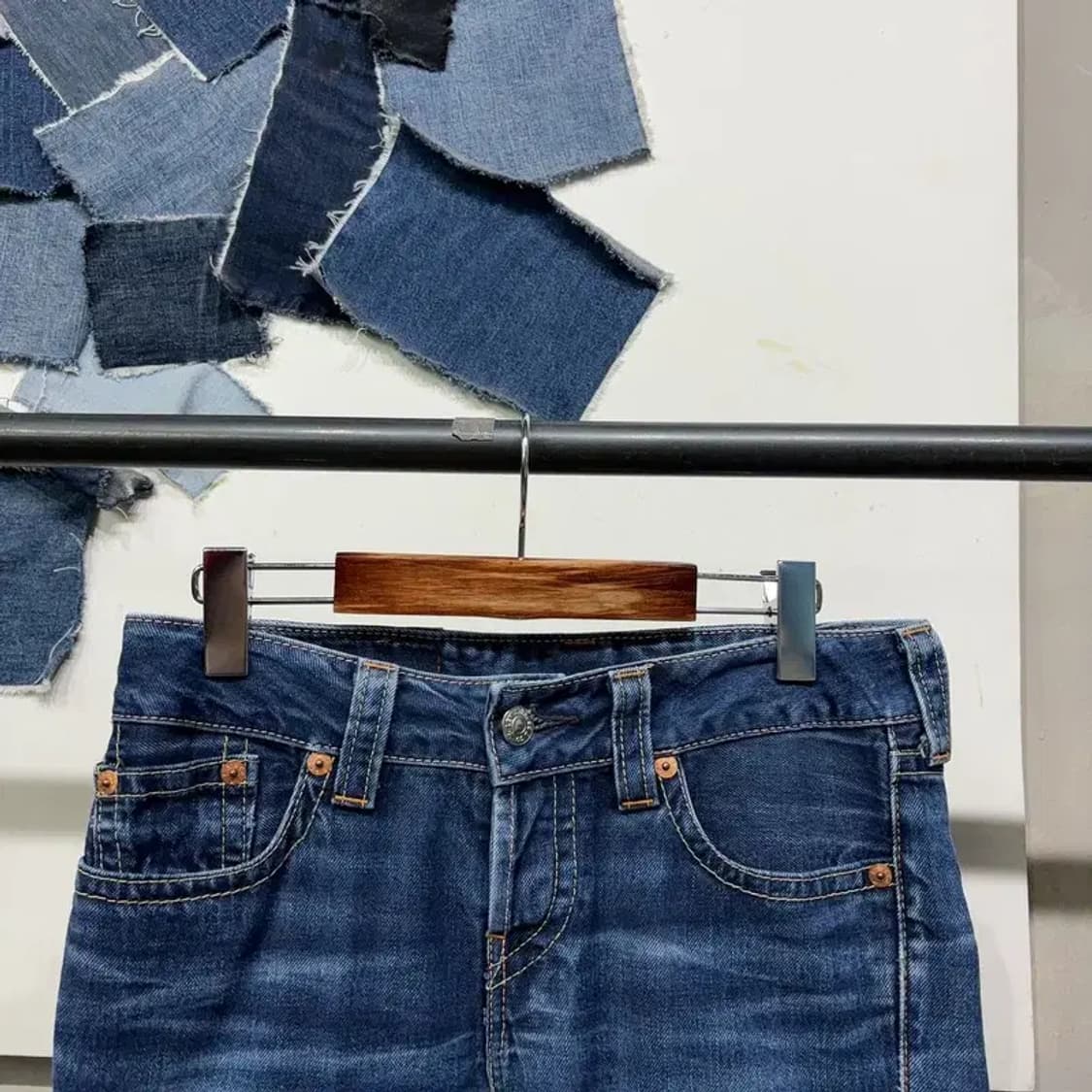 (28인치) 리바이스 927 캐주얼 워싱 진청바지 데님팬츠 상품이미지2