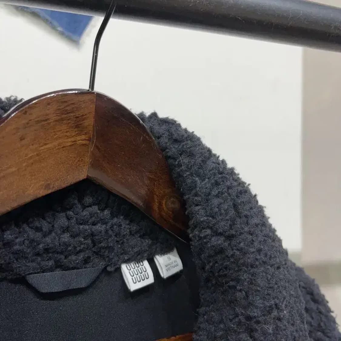 (95) 유니클로U 여성 캐주얼 양털 뽀글이 카라 후리스 자켓 상품이미지2