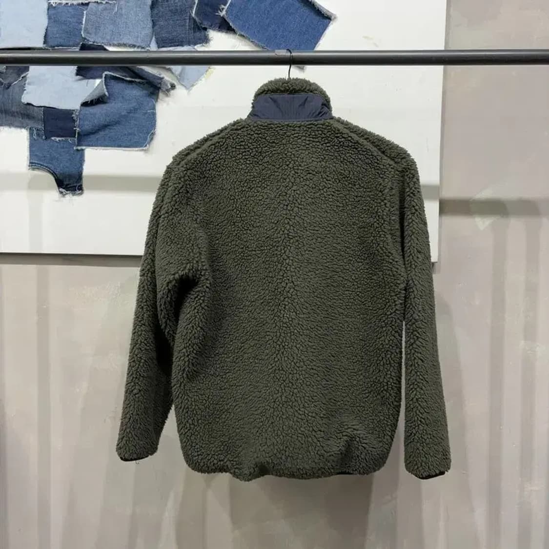 (90) 유니클로 캐주얼 양털 뽀글이 후리스 자켓 상품이미지4