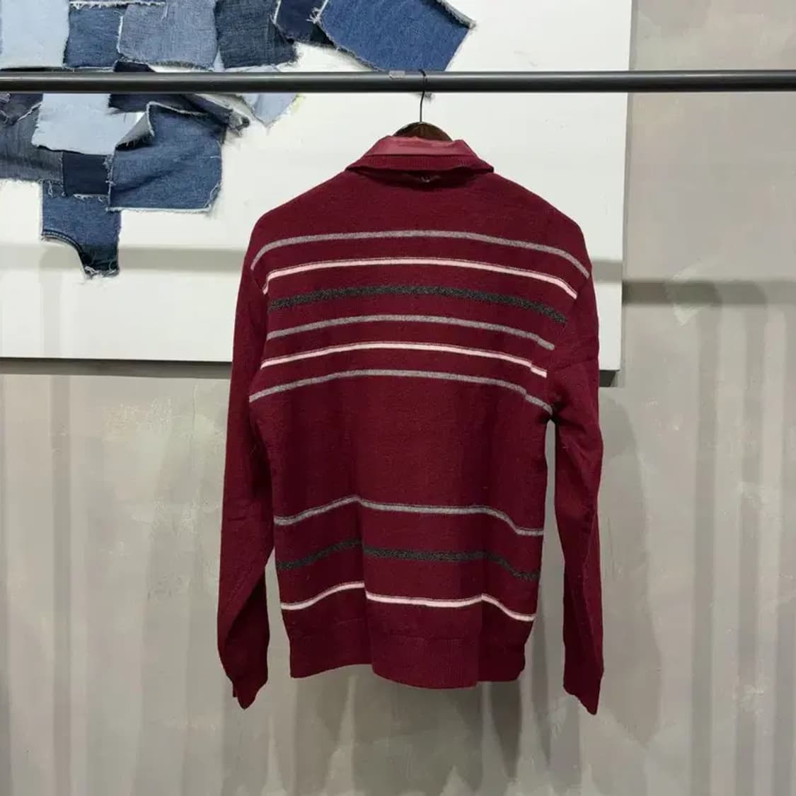 (100) 팬텀 골프 스포츠 방풍 니트 경량패딩 자켓 상품이미지4