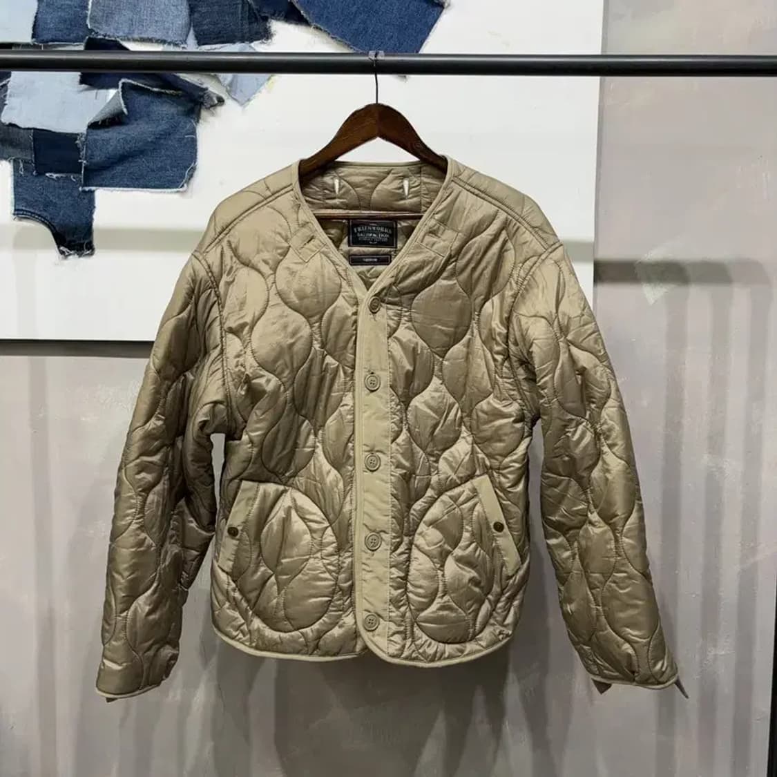 (95) 프리즘웍스 캐주얼 퀼팅 깔깔이 경량패딩 자켓 상품이미지1