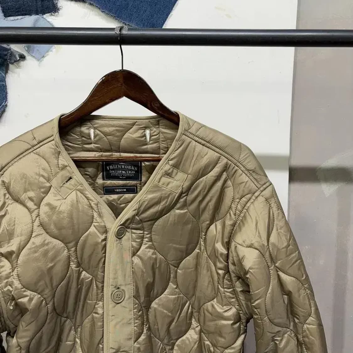 (95) 프리즘웍스 캐주얼 퀼팅 깔깔이 경량패딩 자켓 상품이미지3