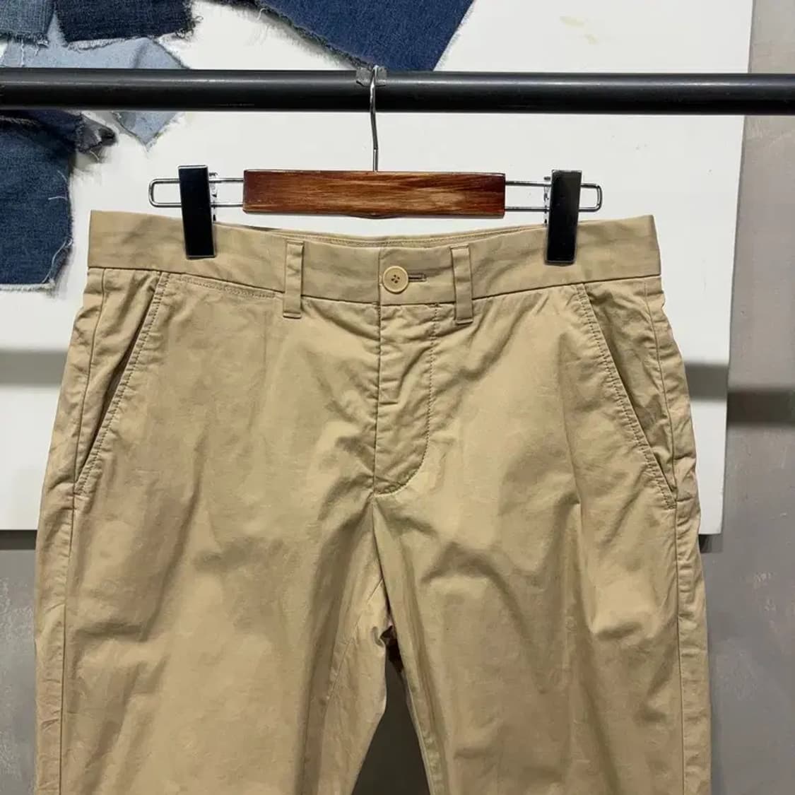 (29인치) 라코스테 캐주얼 커스텀슬림핏 코튼팬츠 면바지 상품이미지2