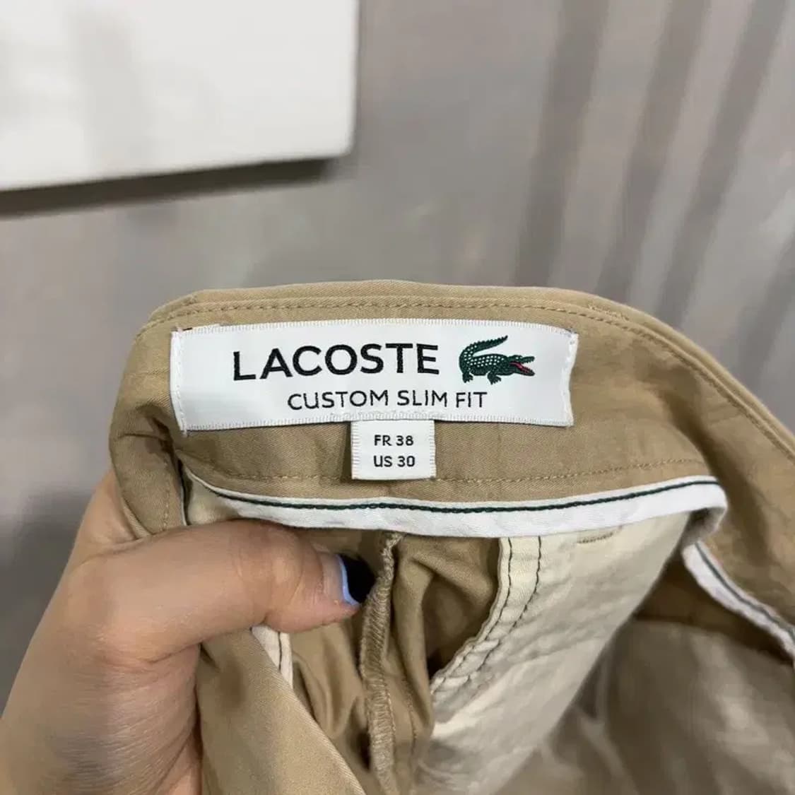 (29인치) 라코스테 캐주얼 커스텀슬림핏 코튼팬츠 면바지 상품이미지5