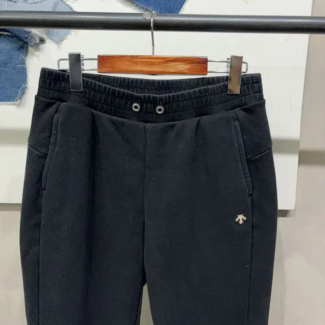 (27~29인치) 데상트 캐주얼 프린팅 밴딩 츄리닝바지 팬츠 상품이미지2