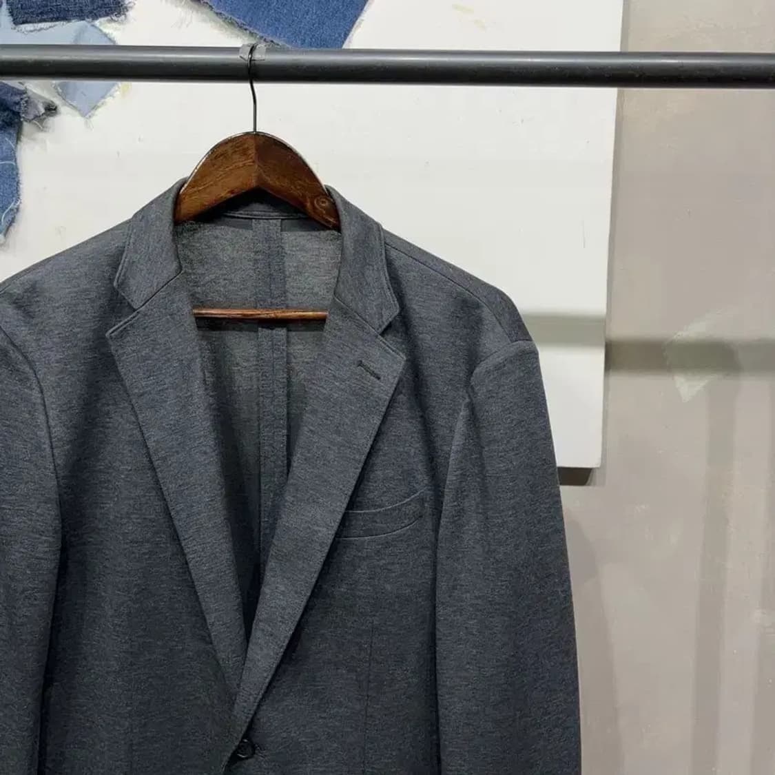 (105) 유니클로 캐주얼 베이직 싱글 블레이저 자켓 상품이미지3