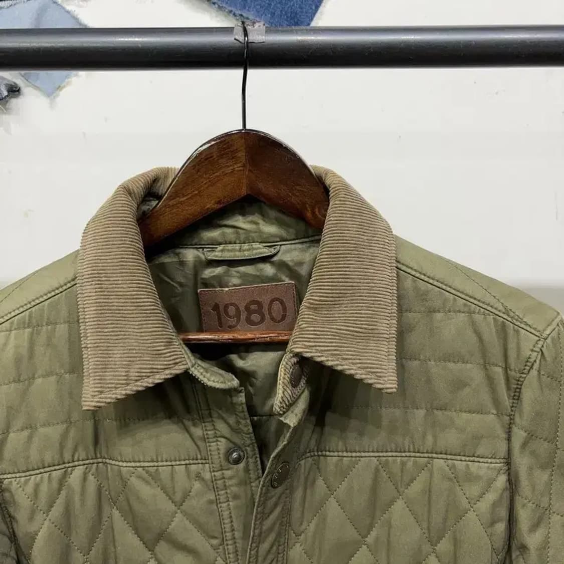 (100) 스파오 1980 밀리터리 캐주얼 퀼팅 깔깔이 패딩자켓 상품이미지2