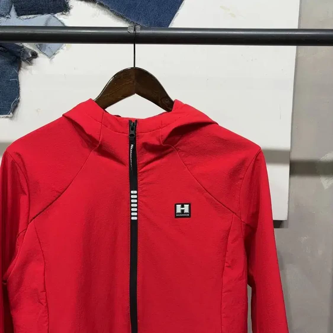 (100) 험머 스포츠 운동 저지 후드집업 자켓 상품이미지3