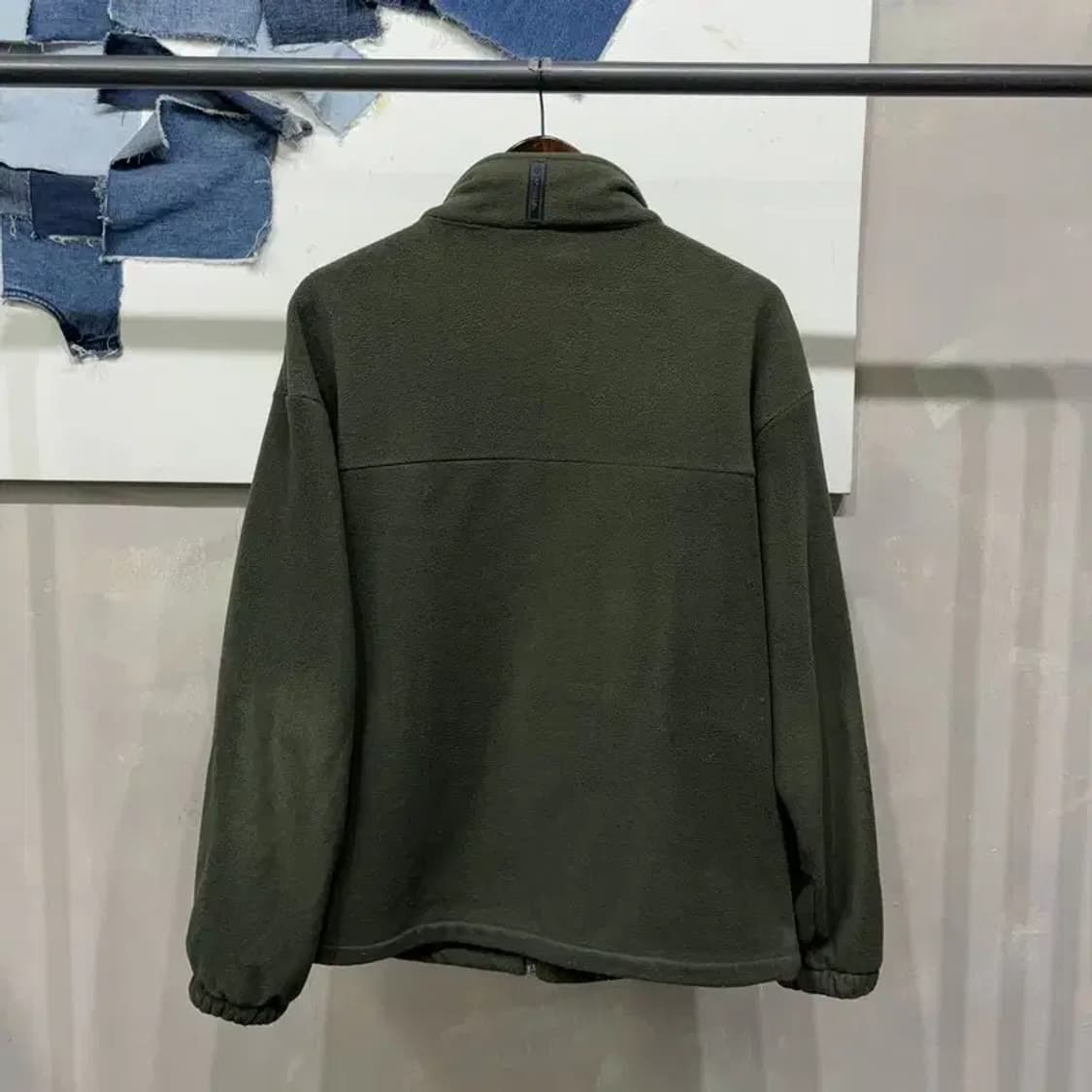 (100) 커버낫 스트릿 캐주얼 자수 후리스 집업 자켓 상품이미지4