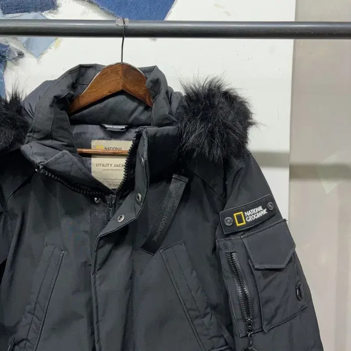 (95) 내셔널지오그래픽 캐주얼 와펜 덕다운 오리털 패딩 상품이미지3