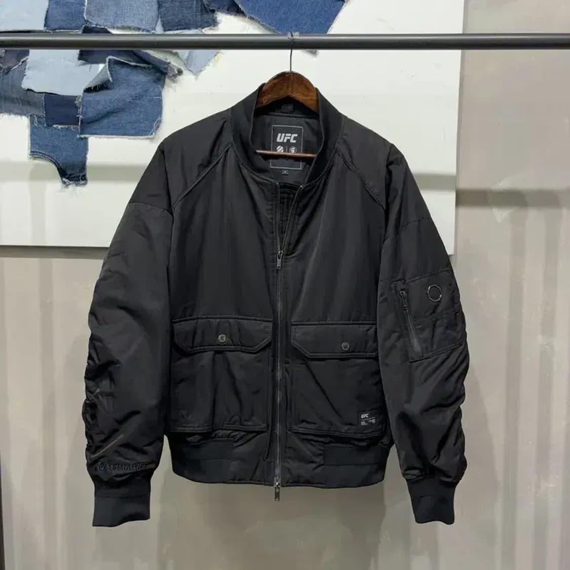 (105) UFC 프리마로프트 캐주얼 마원 블루종 항공점퍼 상품이미지1