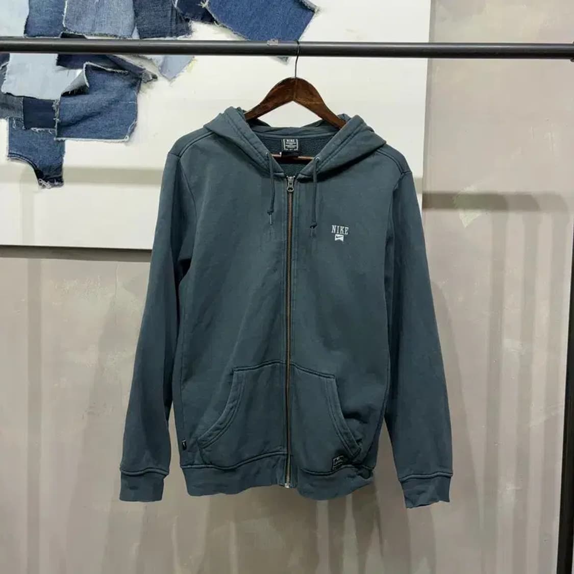 (95) 나이키 스트릿 캐주얼 자수 기모 후드집업 자켓 상품이미지1