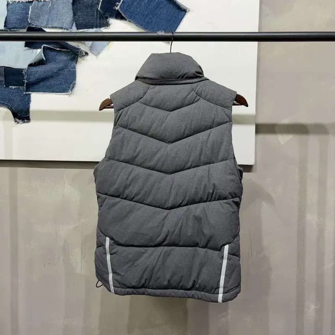 (90) 뉴발란스 여성 운동 캐주얼 덕다운 오리털 패딩 조끼 상품이미지4