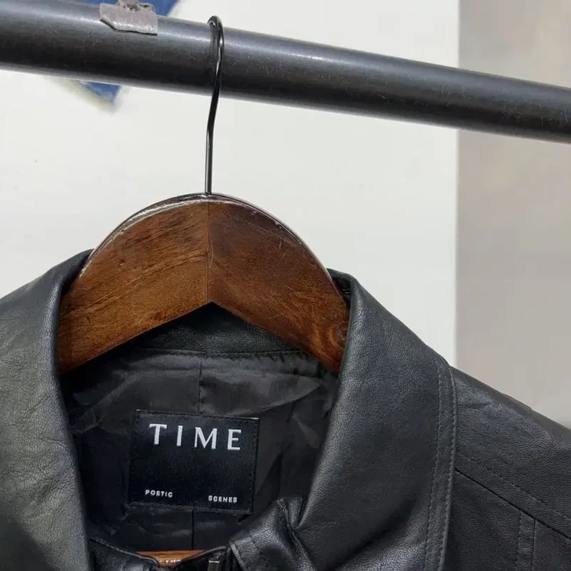 (85) 타임 여성 한섬 캐주얼 페이크래더 라이더 가죽자켓 상품이미지2