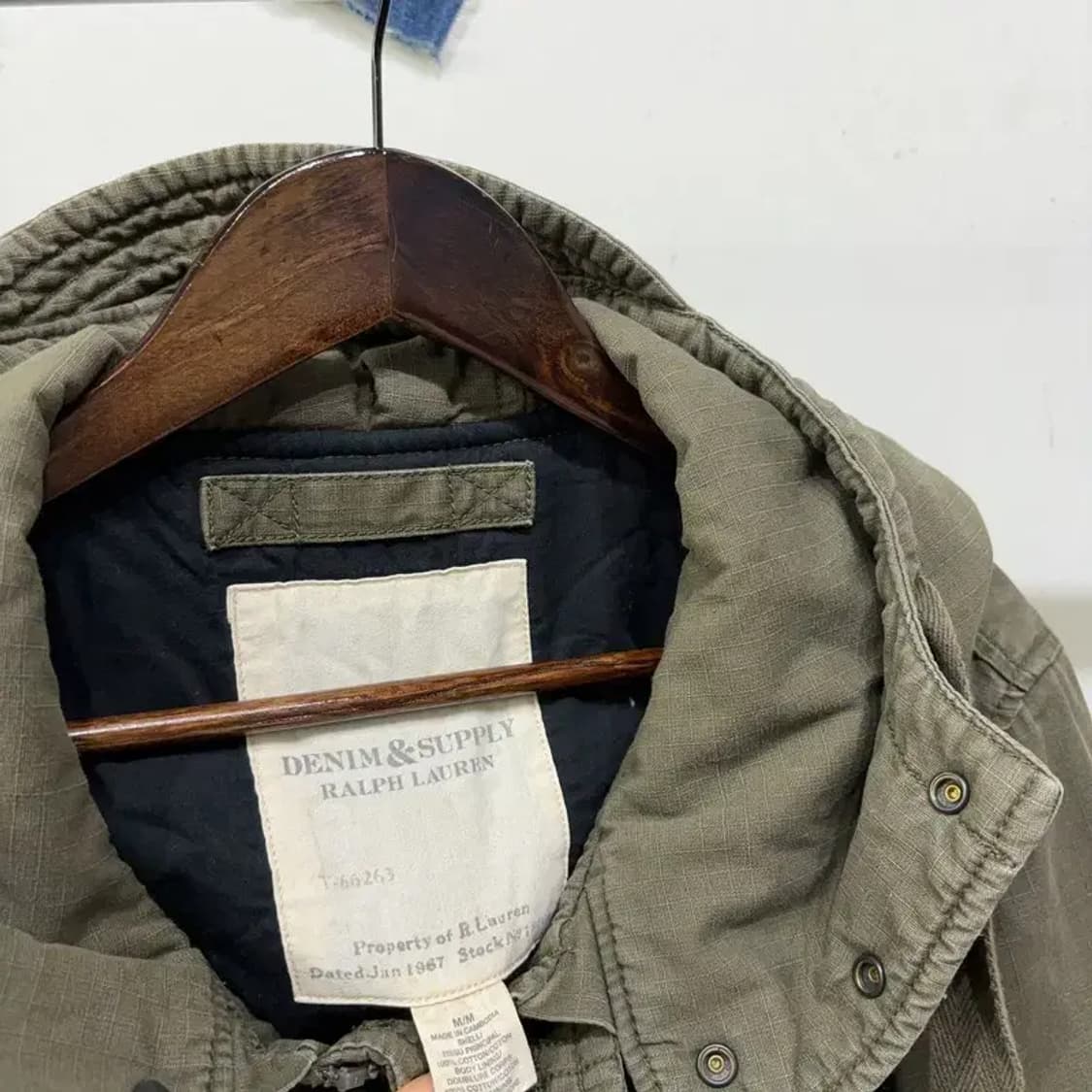 (95) 폴로 데님앤서플라이 밀리터리 캐주얼 야상 패딩 자켓 상품이미지2