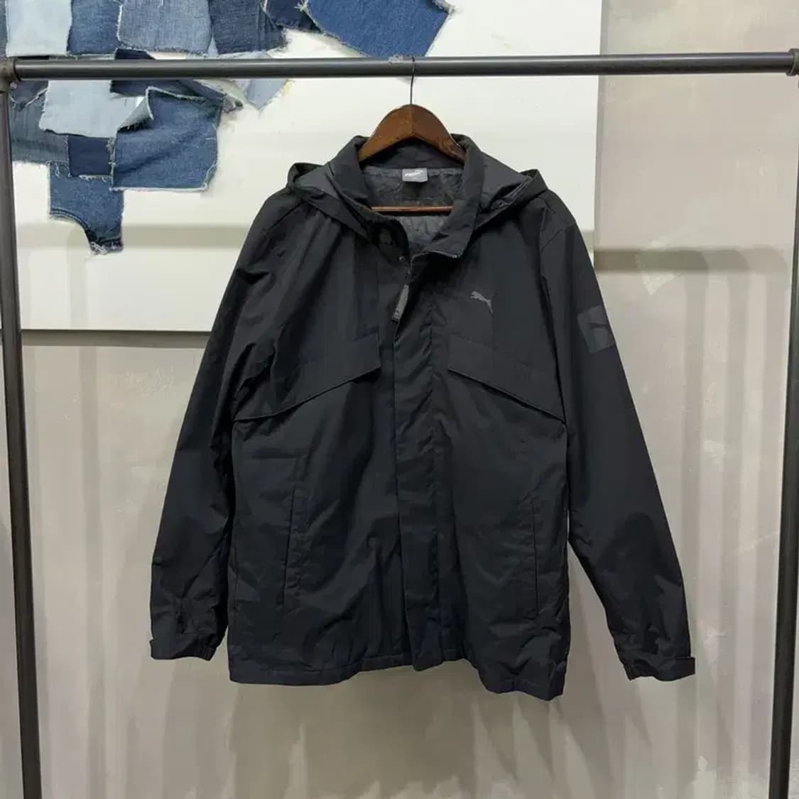 (110) 퓨마 등산 아웃도어 윈드셀 후드 바람막이 자켓 상품이미지1