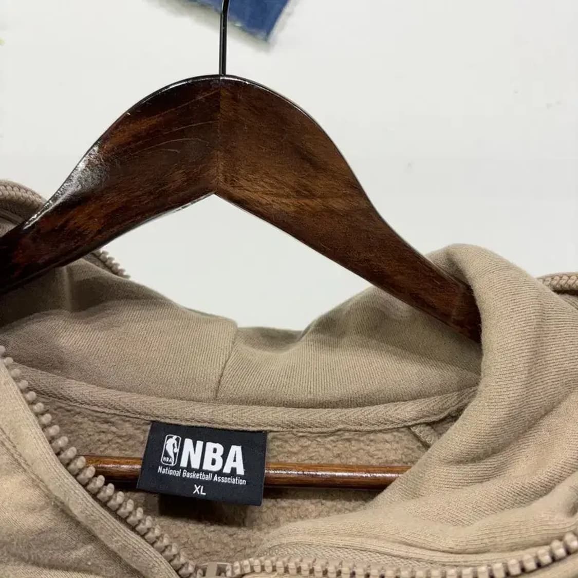 (빅사이즈) NBA 농구 스트릿 반집업 기모 백프린팅 후드티 상품이미지2