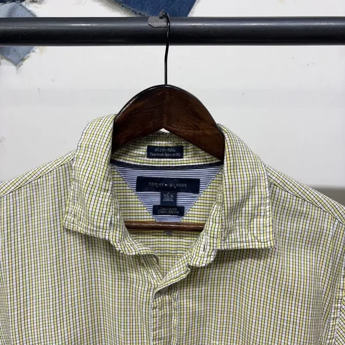 (105) 타미힐피거 클래식 캐주얼 체크 셔츠 남방 상품이미지2