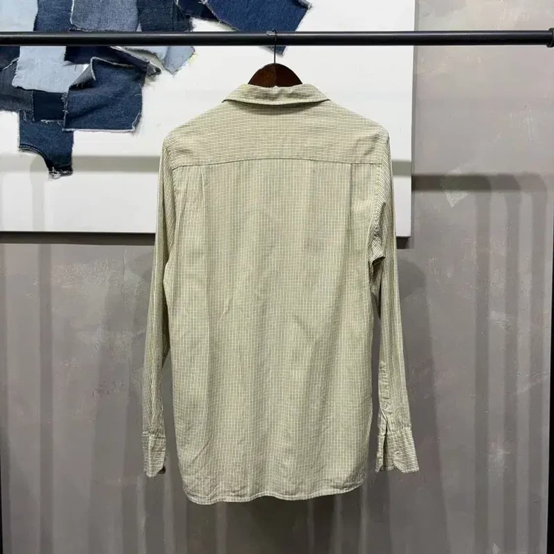 (105) 타미힐피거 클래식 캐주얼 체크 셔츠 남방 상품이미지4