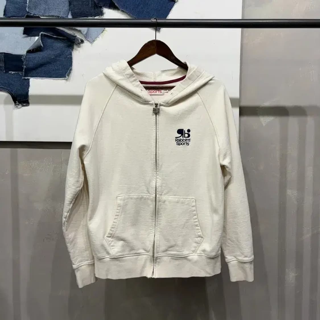 (95) 래비티스포츠 여성 캐주얼 로고 자수 후드집업 자켓 상품이미지1