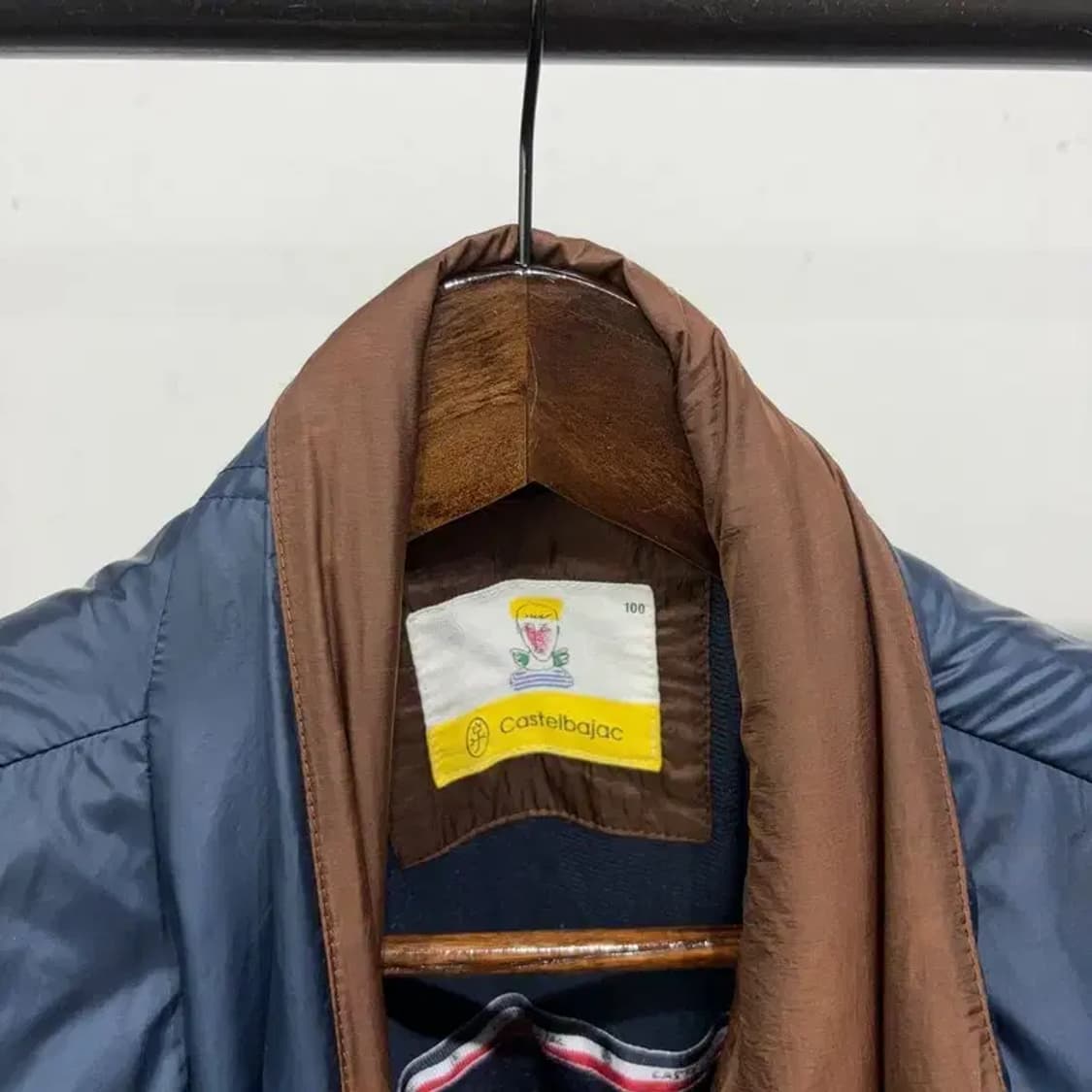 (100) 까스텔바작 골프 캐주얼 덕다운 오리털 니트 패딩 자켓 상품이미지2