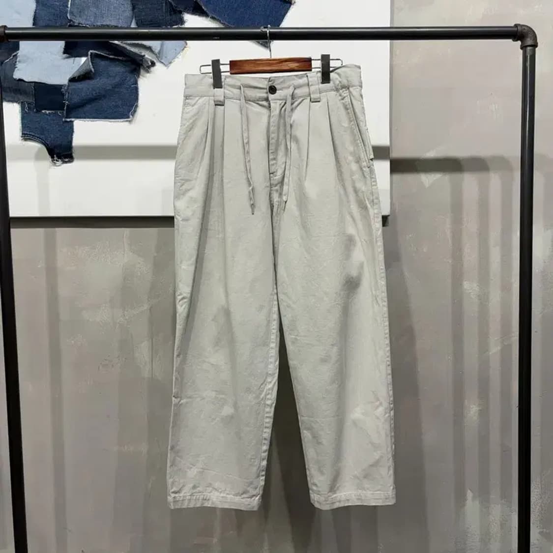 (30인치) 에잇세컨즈 캐주얼 베이직 투턱 면바지 치노팬츠 상품이미지1