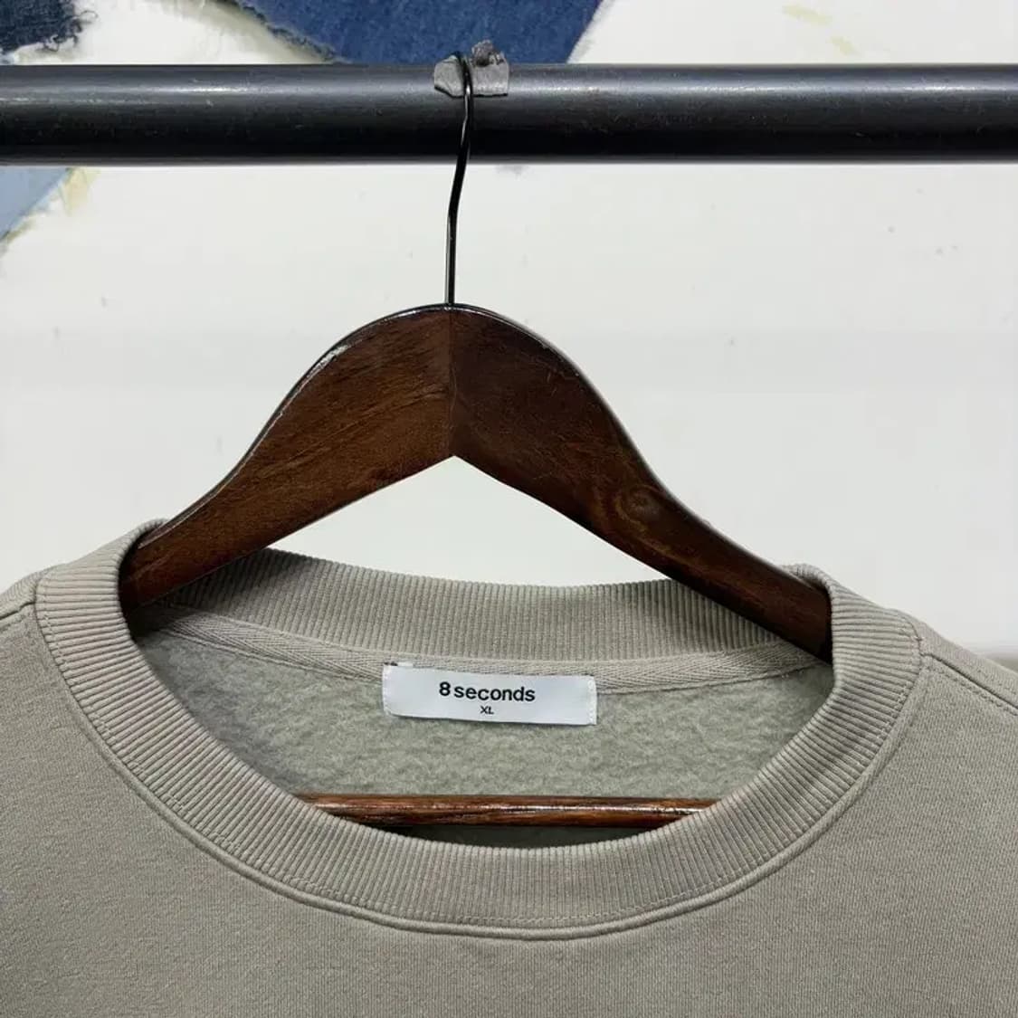 (110) 에잇세컨즈 캐주얼 기모 맨투맨 긴팔 티 상품이미지2