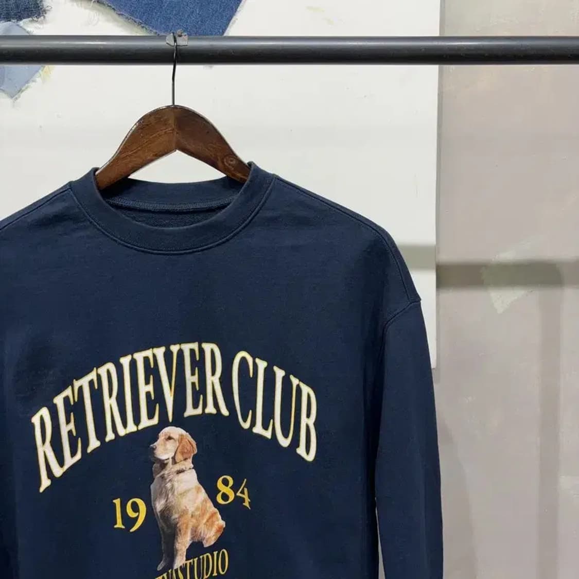 (100) 비바스튜디오 스트릿 캐주얼 빅프린팅 맨투맨 긴팔 티 상품이미지3