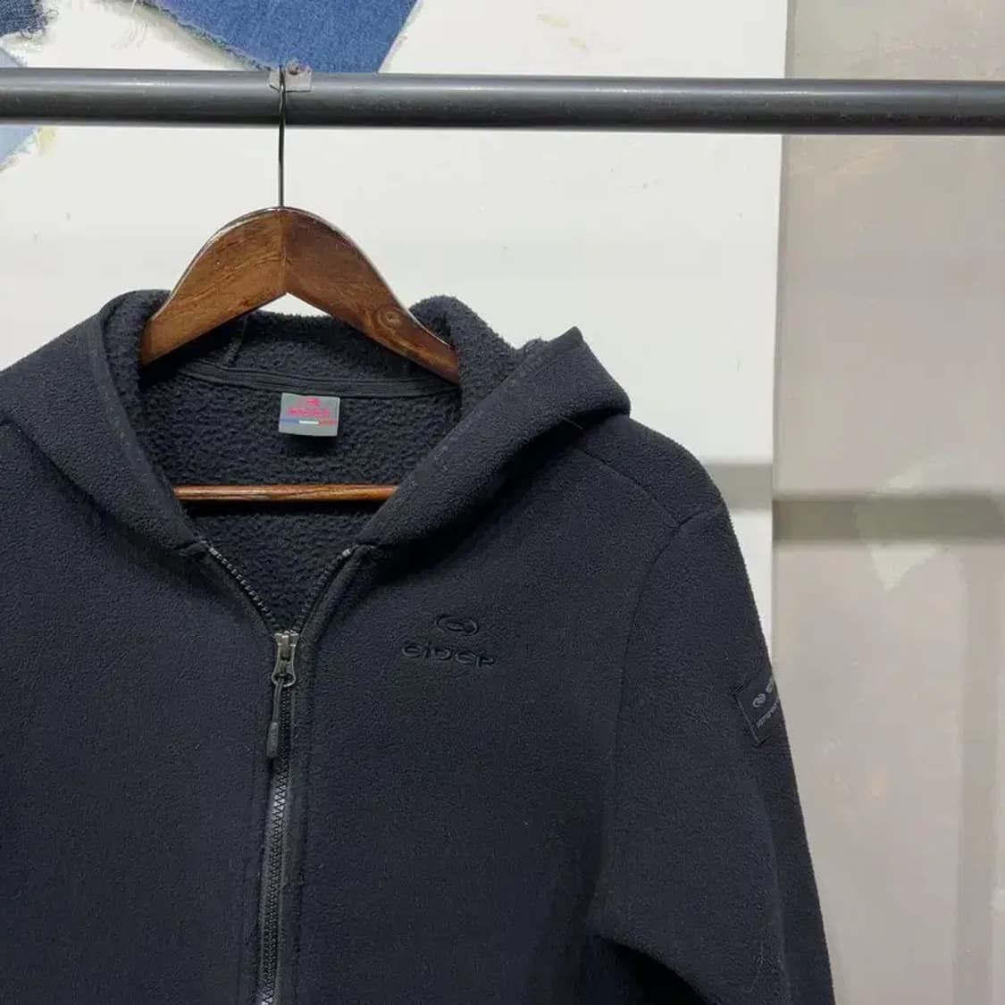 (100) 아이더 여성 등산 아웃도어 기모 후리스 후드집업 자켓 상품이미지3