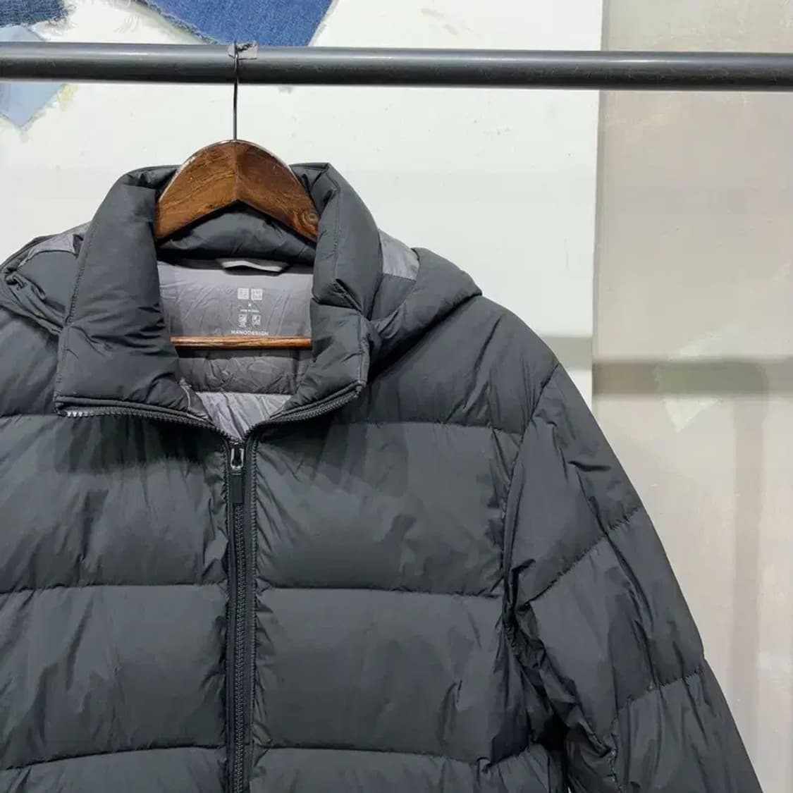 (95) 유니클로 캐주얼 후드 패딩 점퍼 상품이미지3