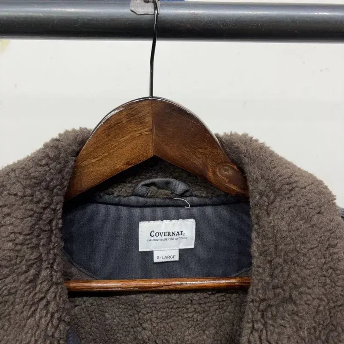 (105) 커버낫 캐주얼 양털 쉐르파 네이비 워크점퍼 상품이미지2