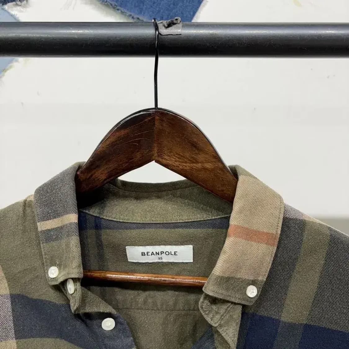 (95) 빈폴 클래식 캐주얼 체크 셔츠 남방 상품이미지2