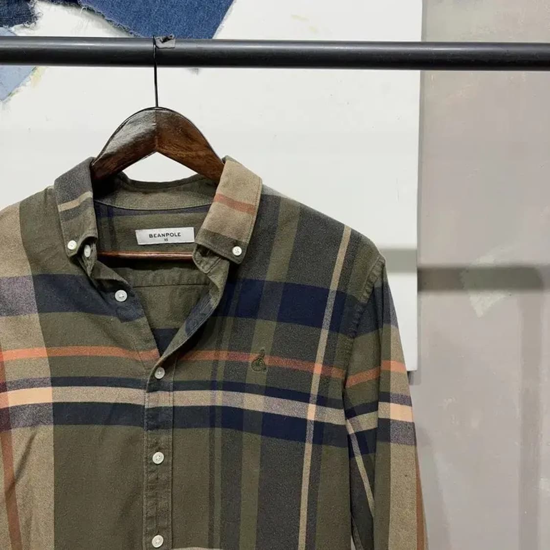 (95) 빈폴 클래식 캐주얼 체크 셔츠 남방 상품이미지3