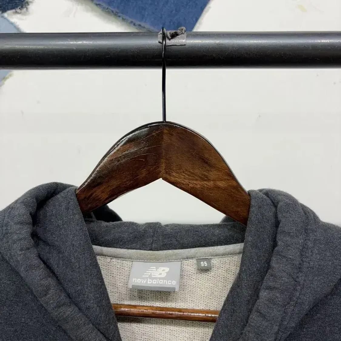 (100) 뉴발란스 스트릿 캐주얼 프린팅 후드티 상품이미지2