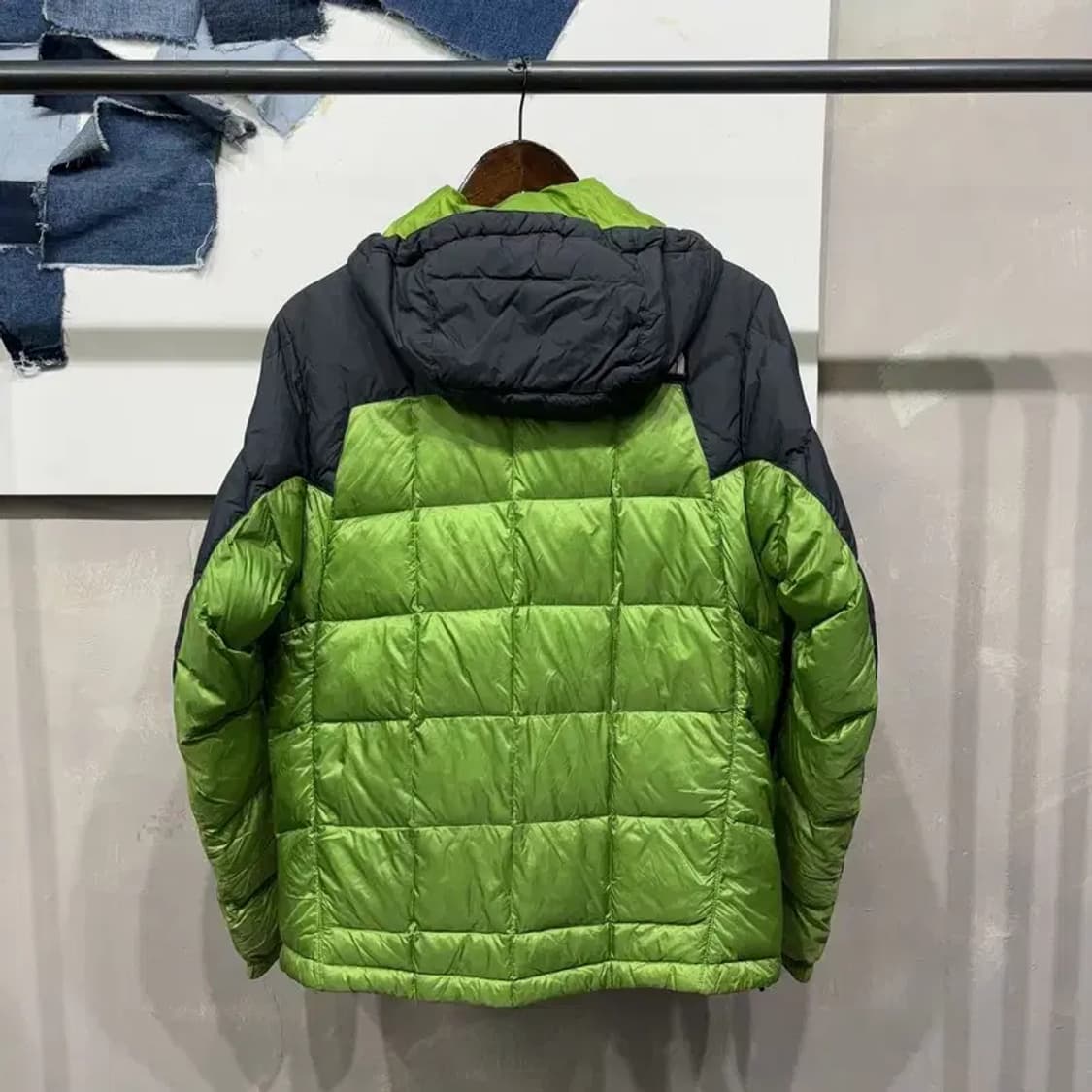 (90) 노스페이스 800 아웃도어 서밋시리즈 퀼팅 배색 후드 패딩 상품이미지4