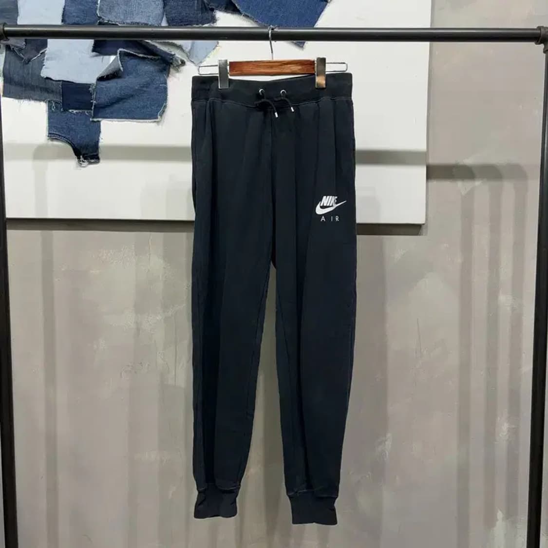 (26~28인치) 나이키 AIR 여성 기모 밴딩 조거팬츠 운동바지 상품이미지1