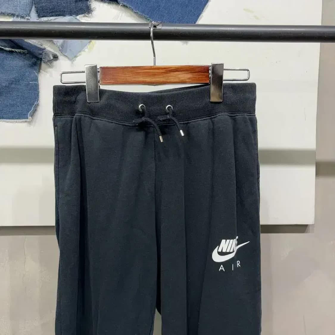 (26~28인치) 나이키 AIR 여성 기모 밴딩 조거팬츠 운동바지 상품이미지2