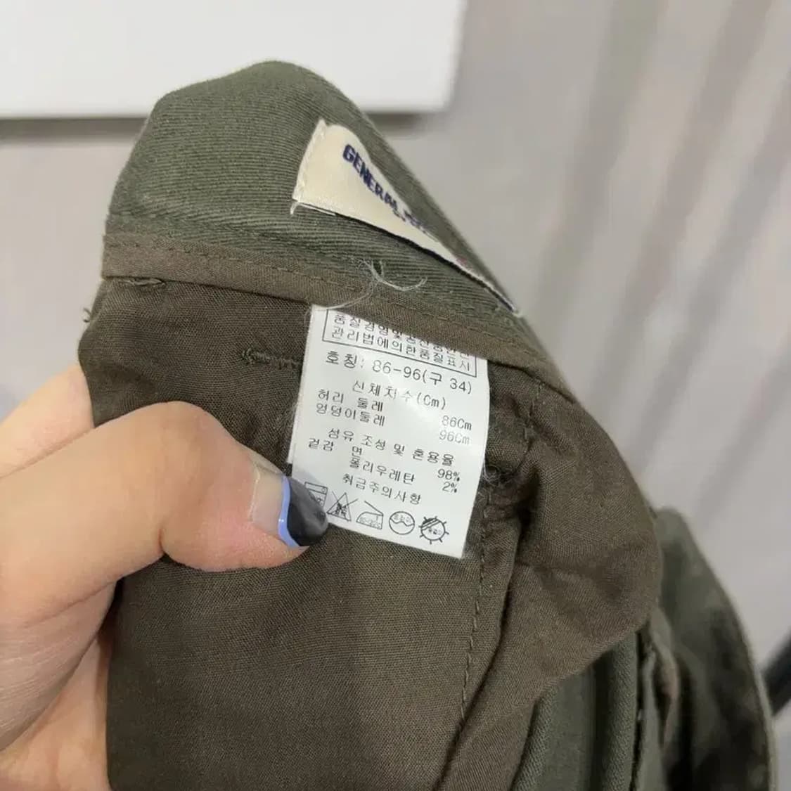 (34인치) 제너럴아이디어 캐주얼 코튼 팬츠 바지 상품이미지6