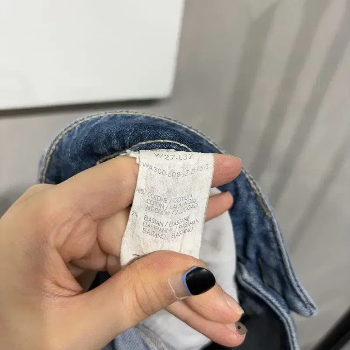 (27인치) 캘빈클라인 CK 여성 캐주얼 스판 워싱 청바지 데님팬츠 상품이미지6