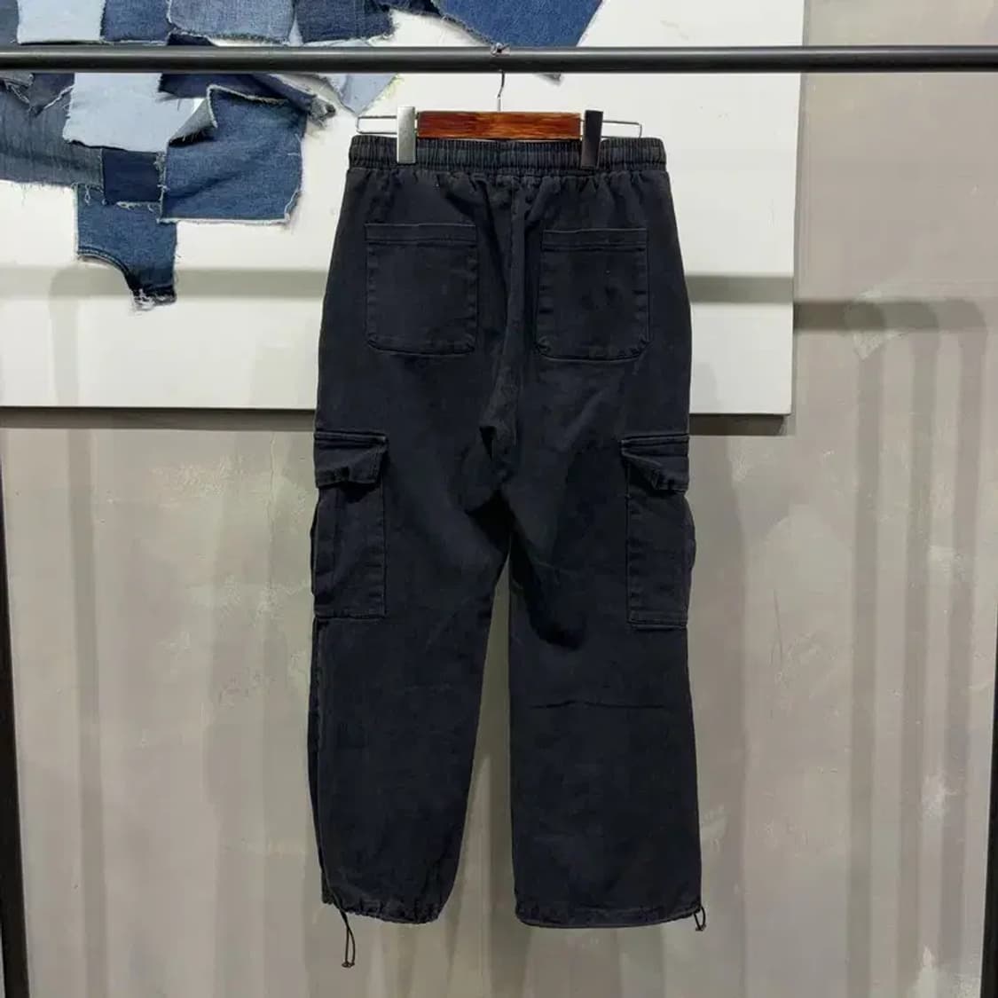 (28~30인치) 어커버 여성 캐주얼 밴딩 카고 조거팬츠 바지 상품이미지3