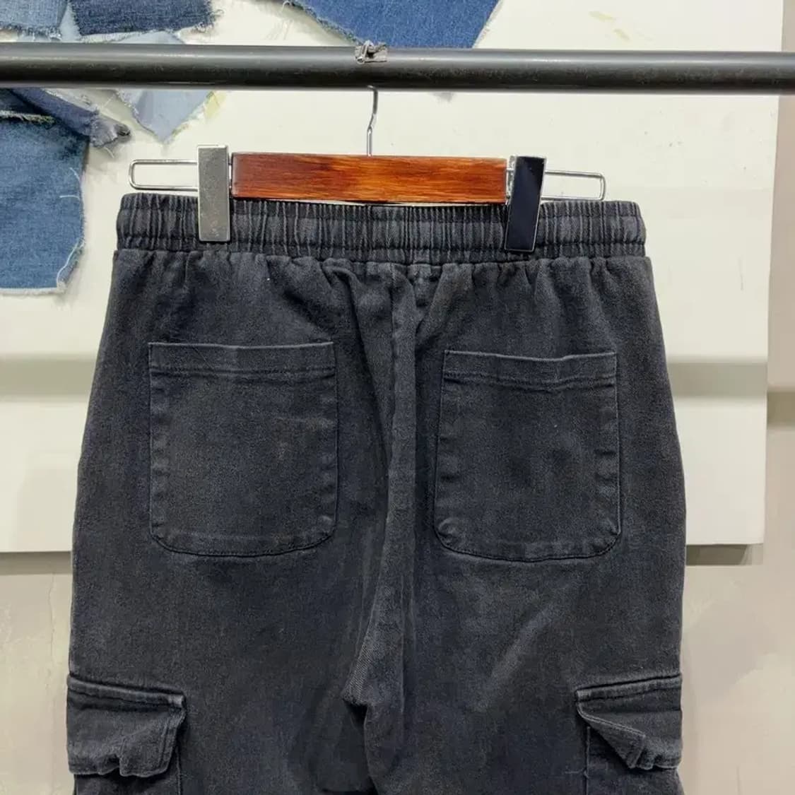 (28~30인치) 어커버 여성 캐주얼 밴딩 카고 조거팬츠 바지 상품이미지4