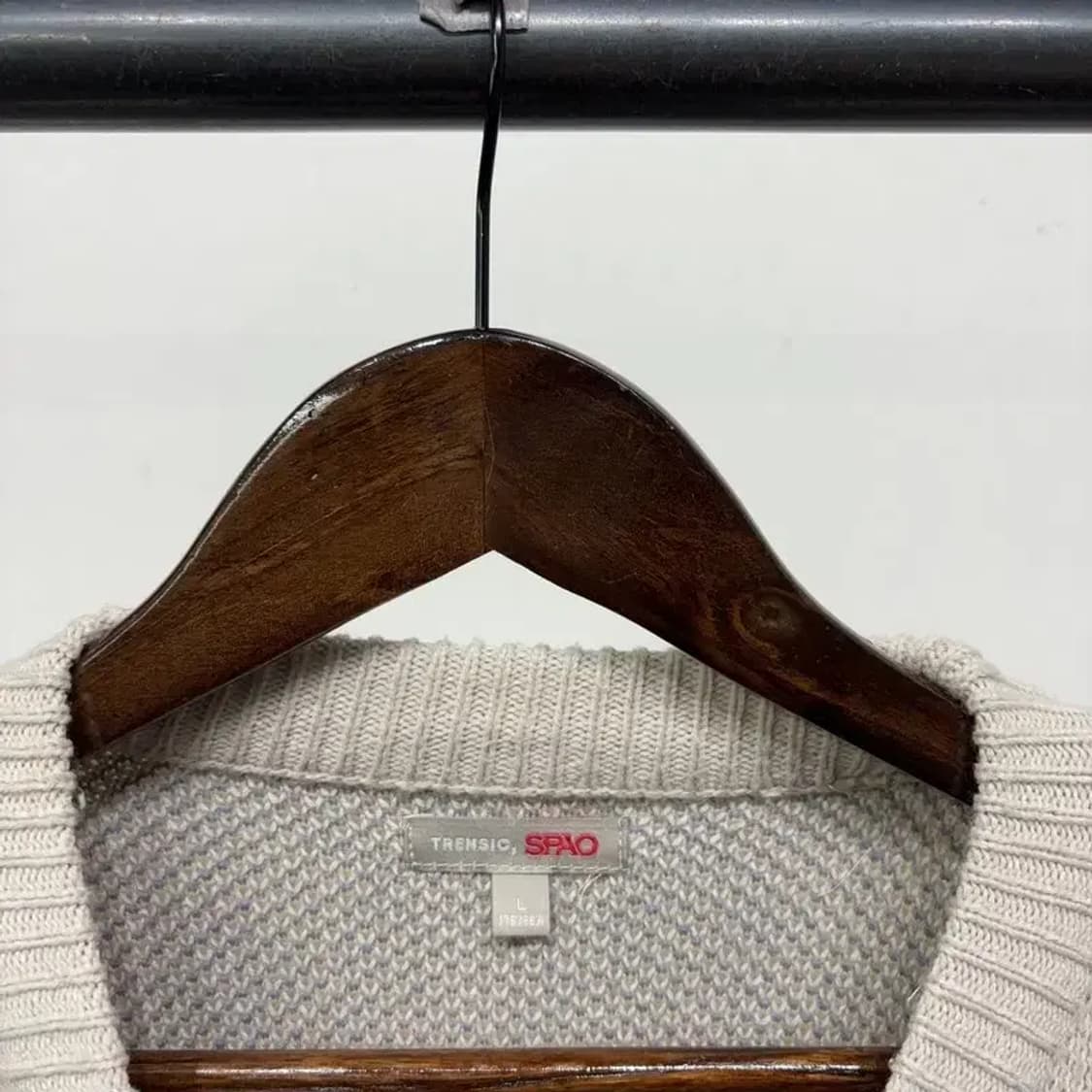 (105) 스파오 캐주얼 클래식 아가일 라운드 니트 상품이미지2