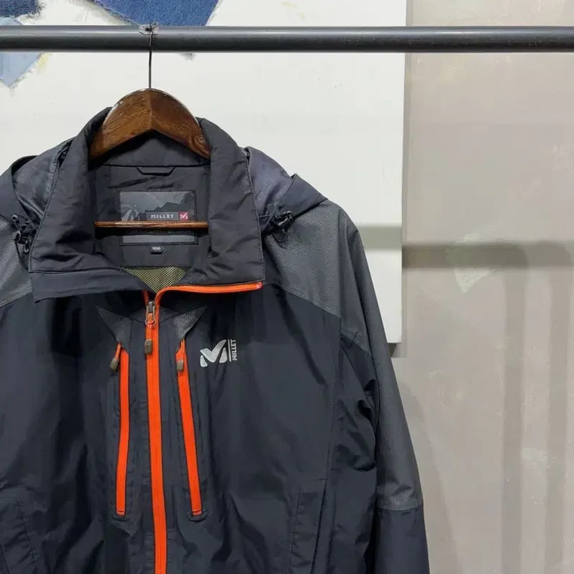 (100) 밀레 등산 아웃도어 고어텍스 바람막이 자켓 상품이미지3