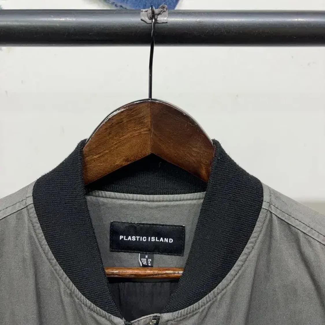 (95) 플라스틱아일랜드 여성 캐주얼 롱 블루종 자켓 상품이미지2