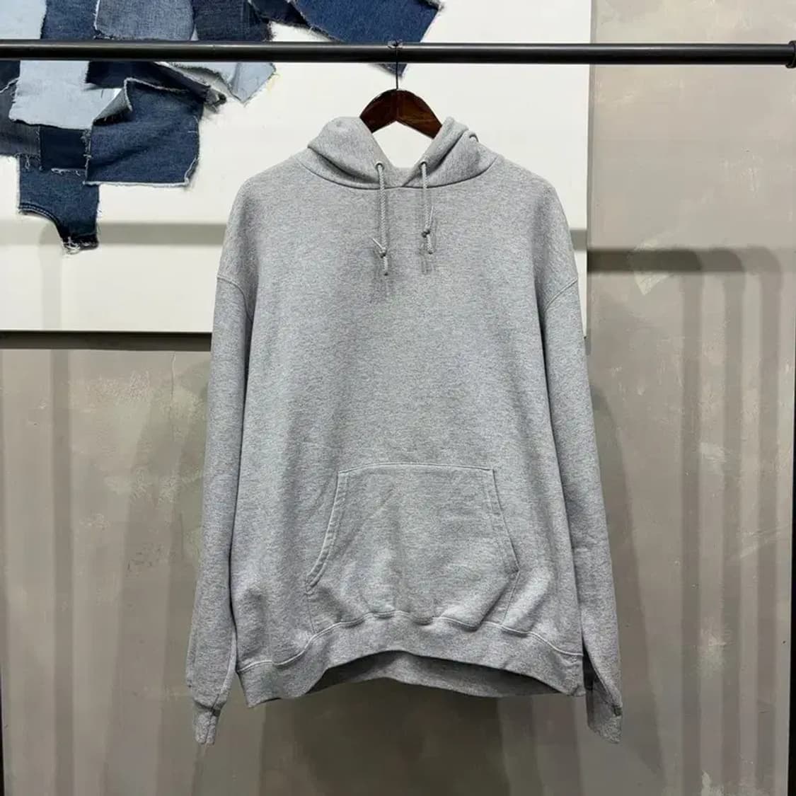 (115) 챔피온 스트릿 캐주얼 그레이 후드티 상품이미지1