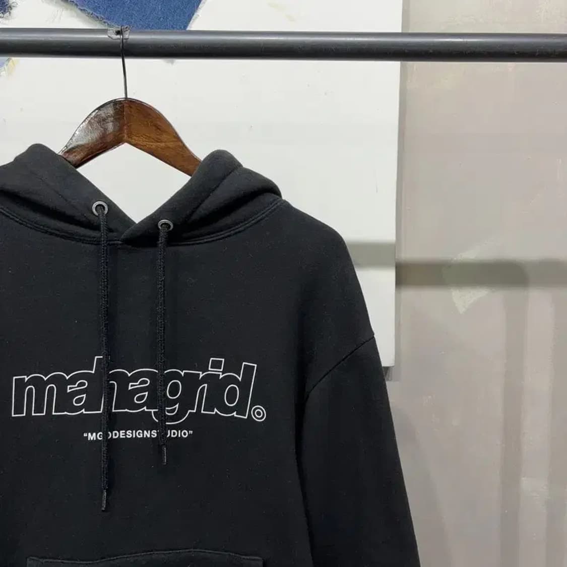 (95) 마하그리드 스트릿 캐주얼 프린팅 기모 후드티 상품이미지3