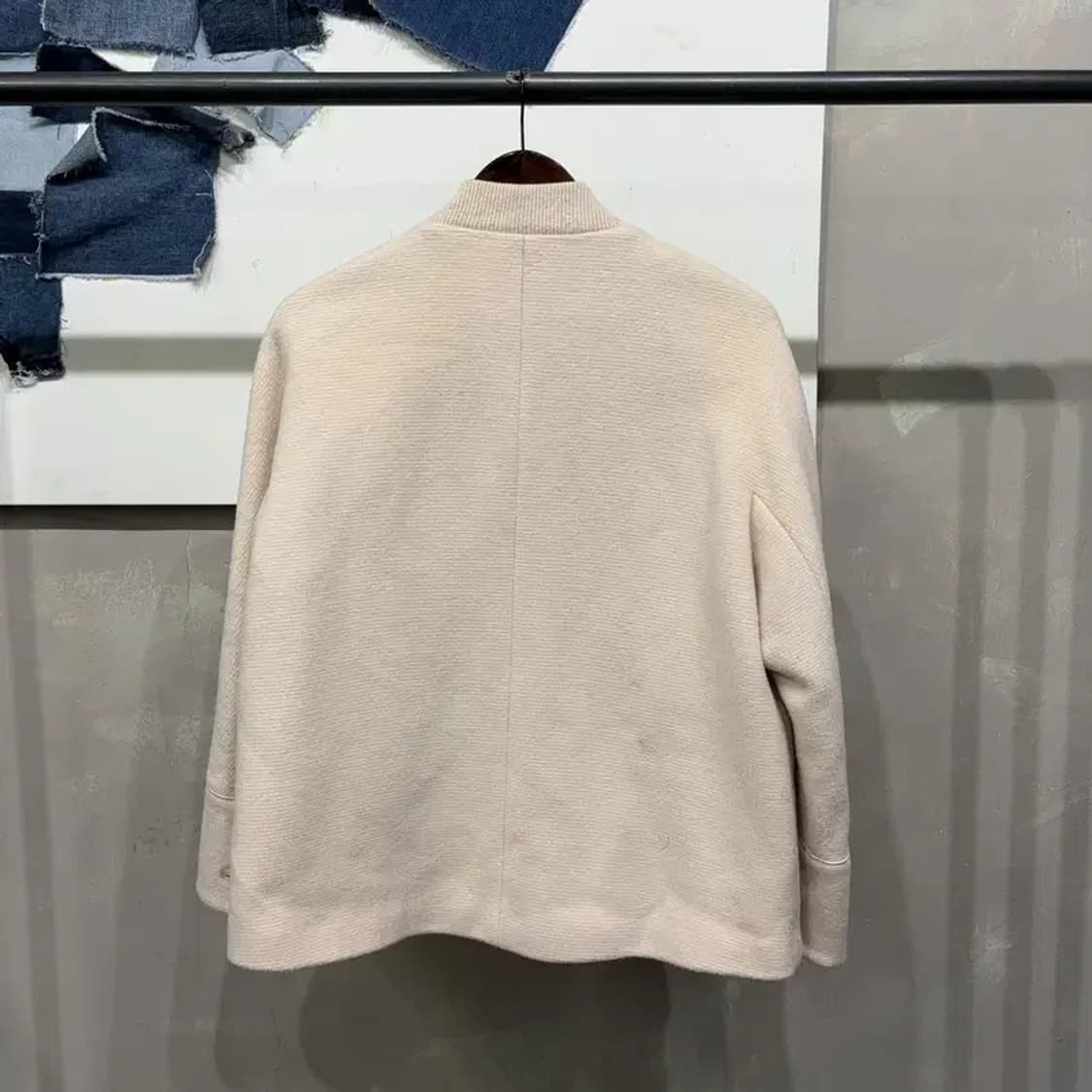 (95) 잇미샤 여성 캐주얼 부클 울 투포켓 자켓 상품이미지4